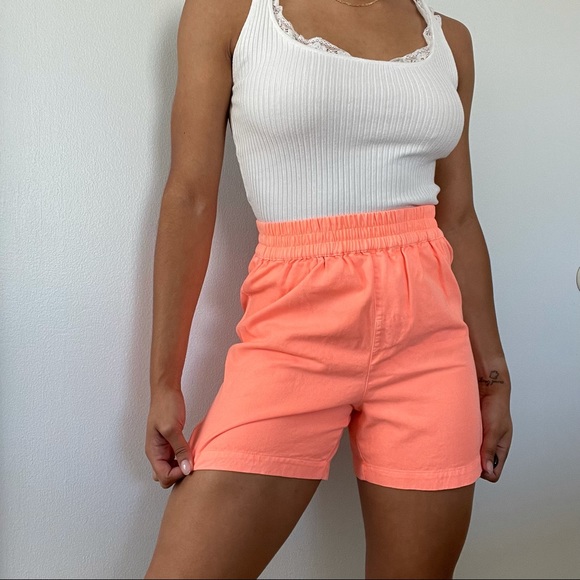 ASOS Collusion brand Neon pink shorts - Picture 3 of 4